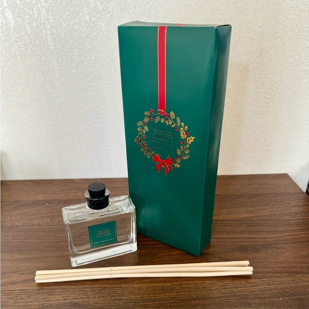 Pottery Barn Winter Spruce Small Diffuser 3.4oz